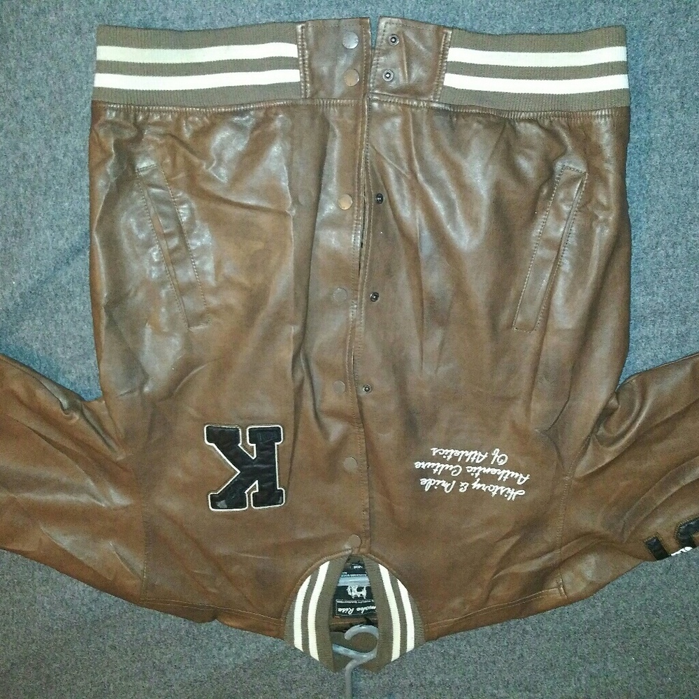 Brown Varsity Jacket
